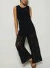 Linney Lace Pant - Jet Black