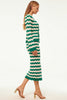 Nelly Top- Emerald Stripe
