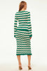 Nelly Top- Emerald Stripe