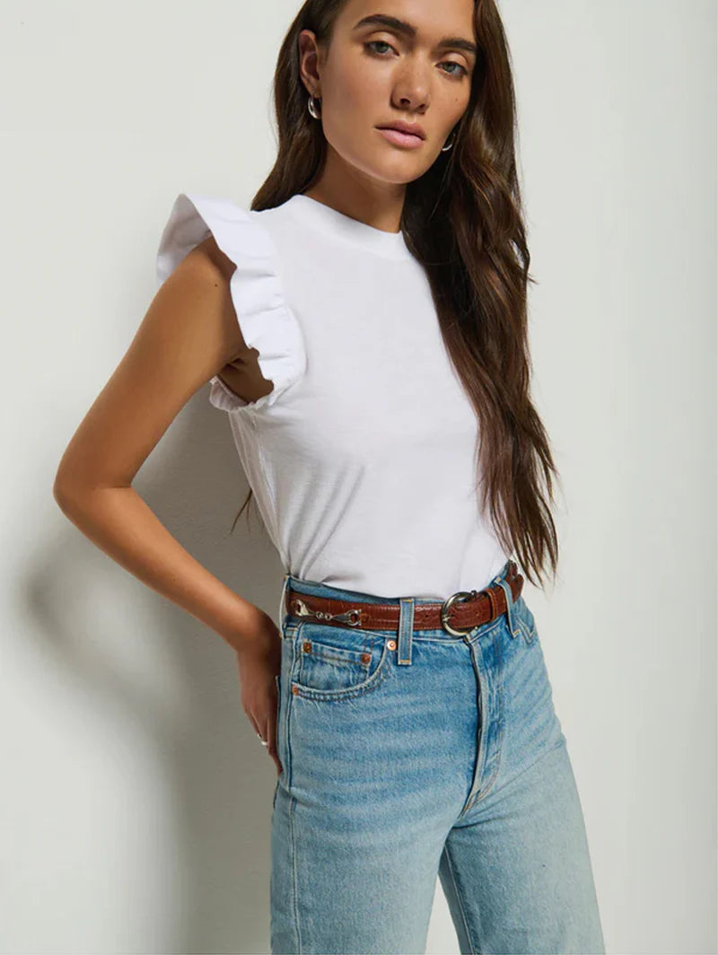 Paulette Tank - White