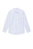 The Stripe Pop Shirt - Navy Pinstripe