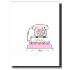 Pink Telephone Card by Janet Karp