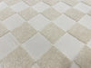 Plush Checkered Beach Towel- Wheat