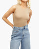 Muscle Tank Bodysuit- Oat