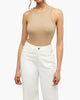 Ribbed Jersey Tank- Oat