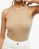 Ribbed Jersey Tank- Oat