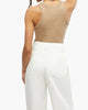 Ribbed Jersey Tank- Oat