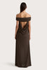 Sofie Maxi Dress - Chocolate Brown