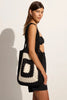 Ostia Crochet Bag- Black/Off White