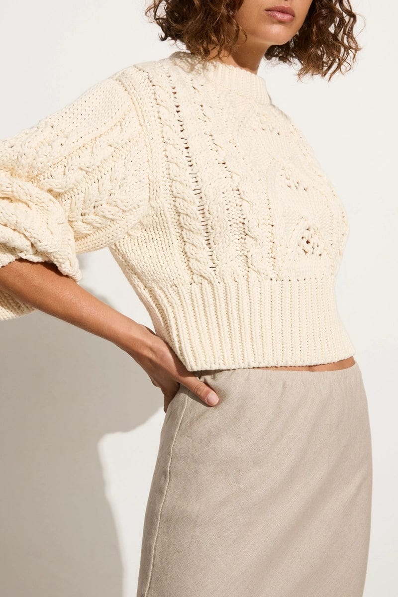 Alanna Knit Jumper- Off White