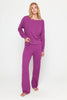 Joy Straight Leg Pant- Eclectic Amethyst