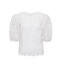 Cherished Lace Tee- White