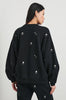 Varsity Sweatshirt - Black Champagne Embroidery