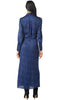Valentia Dress- Midnight Shibori