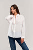 Devyn Button Up Shirt- White