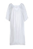 V Neck Formentera Linen Kaftan - Black