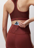 Velo Dream Tech Eco Jersey HW 7/8 Legging - Washed Burgundy