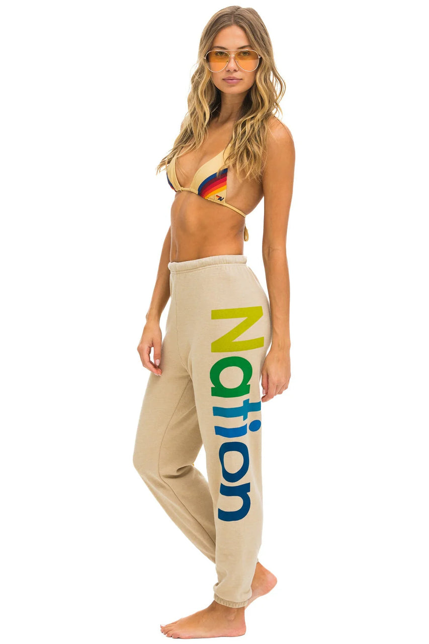 Aviator Nation 2 Women's Sweatpants - Sand