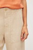 Dru Heavy Linen Pant - Khaki
