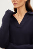 Lucie Cashmere Pullover Sweater- Navy