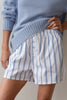 The Pop Boxer- Cornflower Stripe