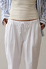 The Drawstring Chino Pant- Powder