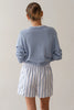 The Pop Boxer- Cornflower Stripe