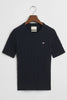 Cable Crew Neck- Evening Blue