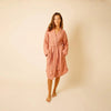 Weightless Waffle Robe- Terra Cotta