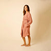 Weightless Waffle Robe- Terra Cotta