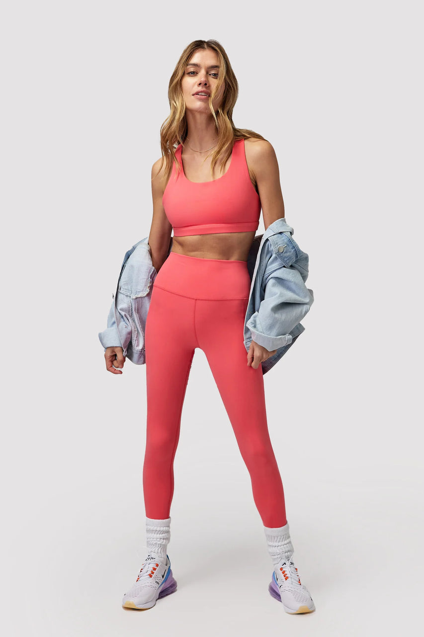 Studio Dream Tech Bra- Hot Coral