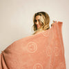 Poolside Smiley Terry Towel- Terra Cotta