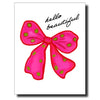 Pink Bow Card
