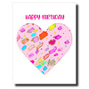 Colourful Heart Card