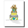 Gold Bow Birthday Card