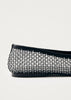 Lorain Mesh Glow Ballet Flats - Black