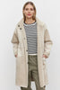 Cara Lux Sherpa Coat - Ecru