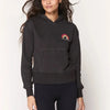 Let Love Light the Way Shrunken Hoodie - Vintage Black