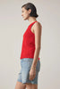 Cruz Modal Rib Tank- Ruby