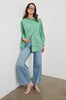 Elsa Shirt - Kelly White Stripe