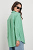 Elsa Shirt - Kelly White Stripe