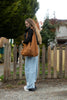Knot Tote - Dark Brown Suede