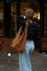 Knot Tote - Dark Brown Suede