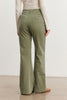 Stretch Cotton Twill Wide Leg Pant- Axe
