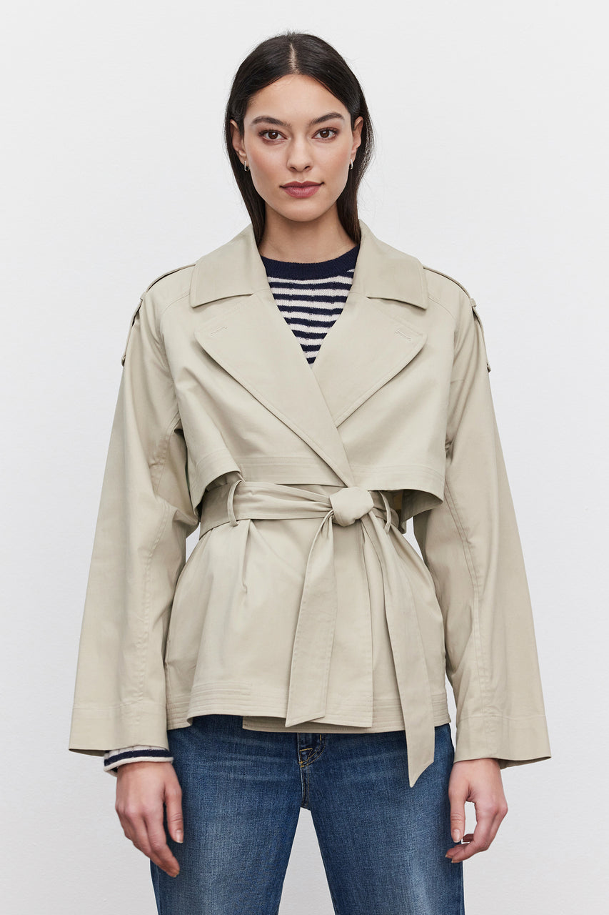 Nancy Trench Coat - Khaki