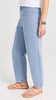 Brylie Sanded Twill Pant-Bluestone