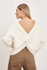 Caitlyn Twist Sweater- Milk