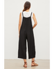 Isabel Woven Linen Jumpsuit - Black