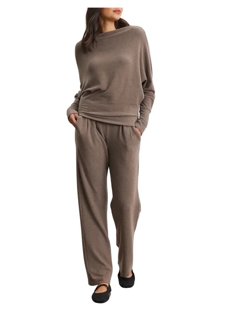 Kashmir Knit Pant- Mocha
