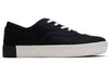 Cupsole Cordones Sneaker - Black Canvas
